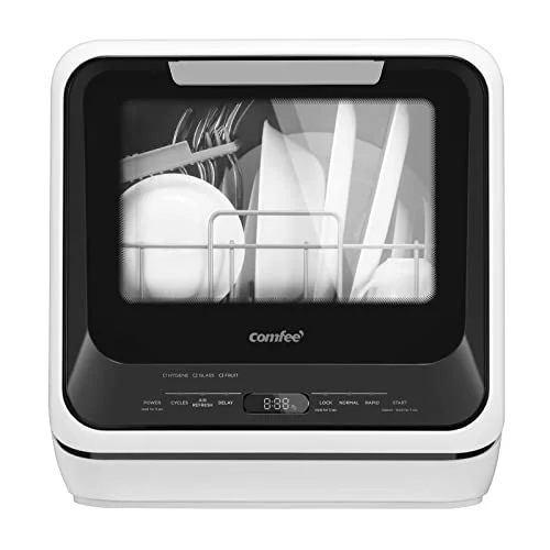 COMFEE' Portable Mini Dishwasher Countertop with built-in water tank