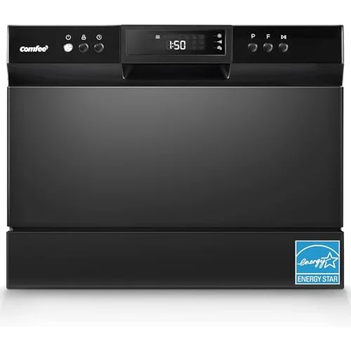 COMFEE' countertop dishwasher in black